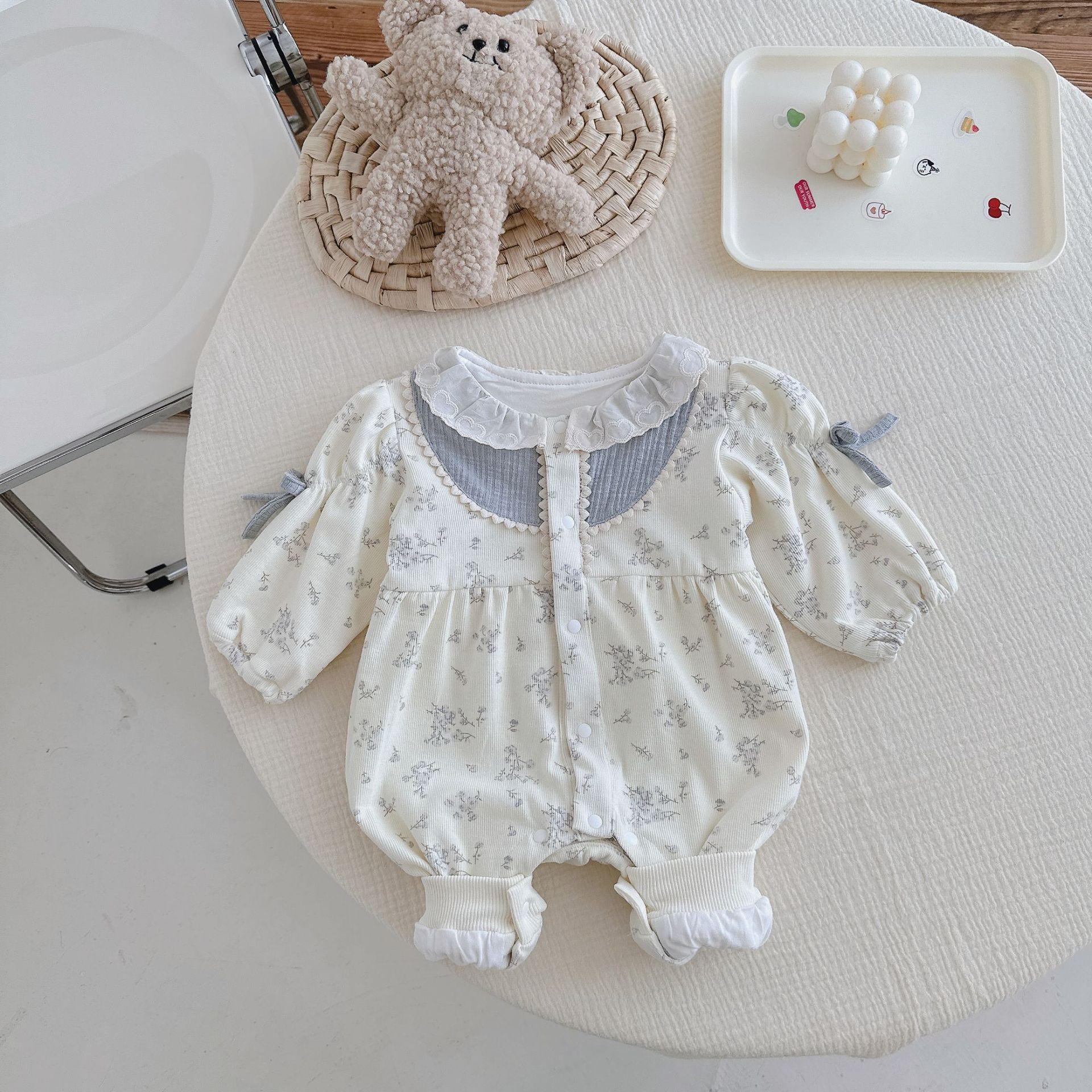 

Весенний комбинезон для девочки 2025: Супер милый боди «Полная луна и 100 дней» 90 cm синий