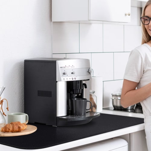 50x70cm Fireproof Mat | Tabletop Fiberglass Silicone Fireproof Mat | Heat-Resistant Mat for Air Fryers | Fire-Resistant Mat for Coffee Makers | Non-Sl