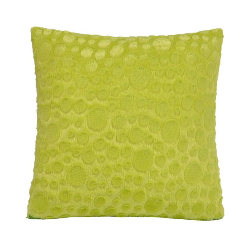 43x43cm Winter Soft Plush Square Sofa Cushion Cover Home Car Office Chairs Decoration Pillowcase