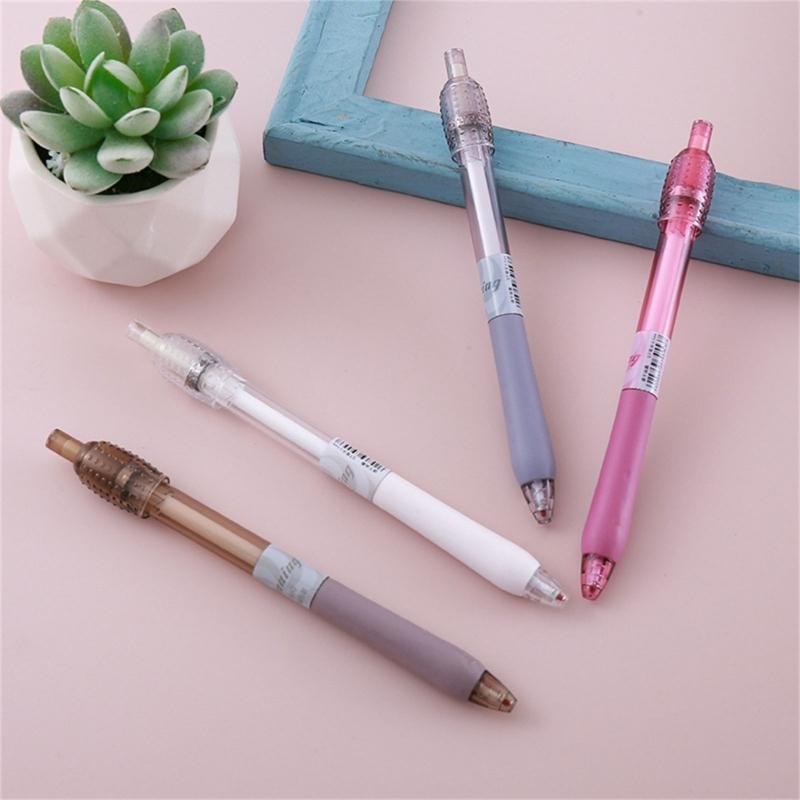 4PCS Twist Action Pens Black Ink Clicks Pens Anxiety Relief Toy for Students Study Office Supplies for Journaling