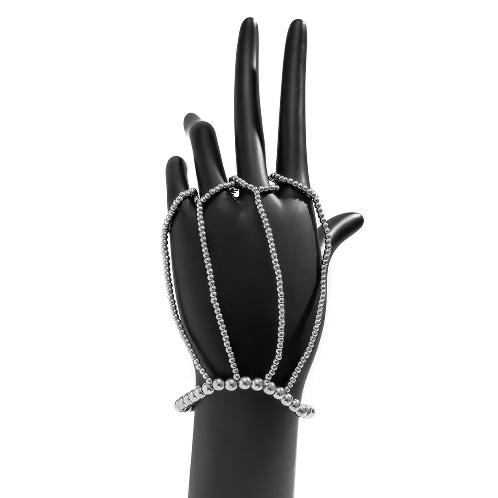 Punk Geometric  Chain Wrist Bracelet for Women Ring Charm Set Couple Emo Fashion Jewelry Gifts Pulsera Mujer