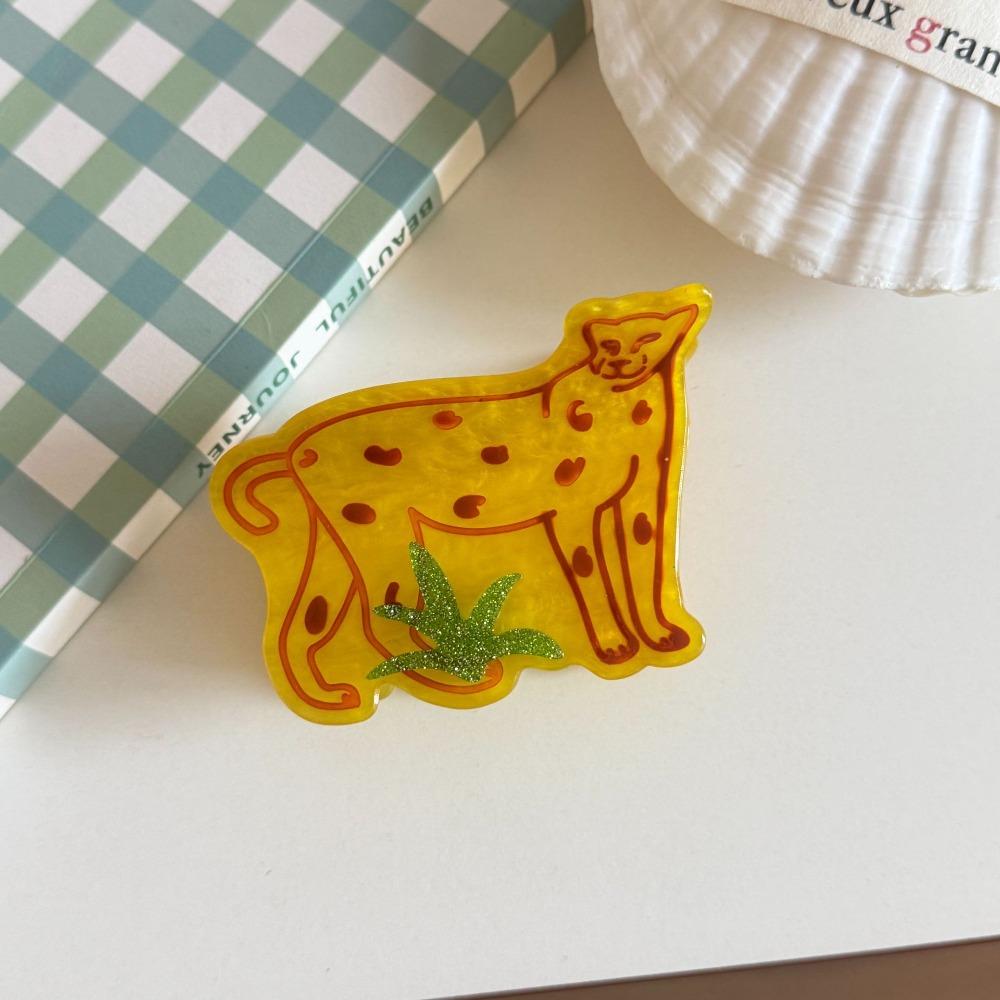 Elephant Cartoon Animal Hair Claw Butterfly Geometry Shark Clip Fashion Sweet Hair Clip  Girls