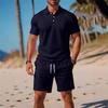 Europäisch-Amerikanisches Polo- und Shorts-Set für Herren - Lässige, vielseitige Sommerkleidung