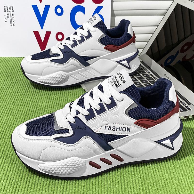 New Mesh Breathable Running Shoes Fashion Casual Non-slip Soft Soled Men's Shoes Student Shock Absorbing Sports Shoes