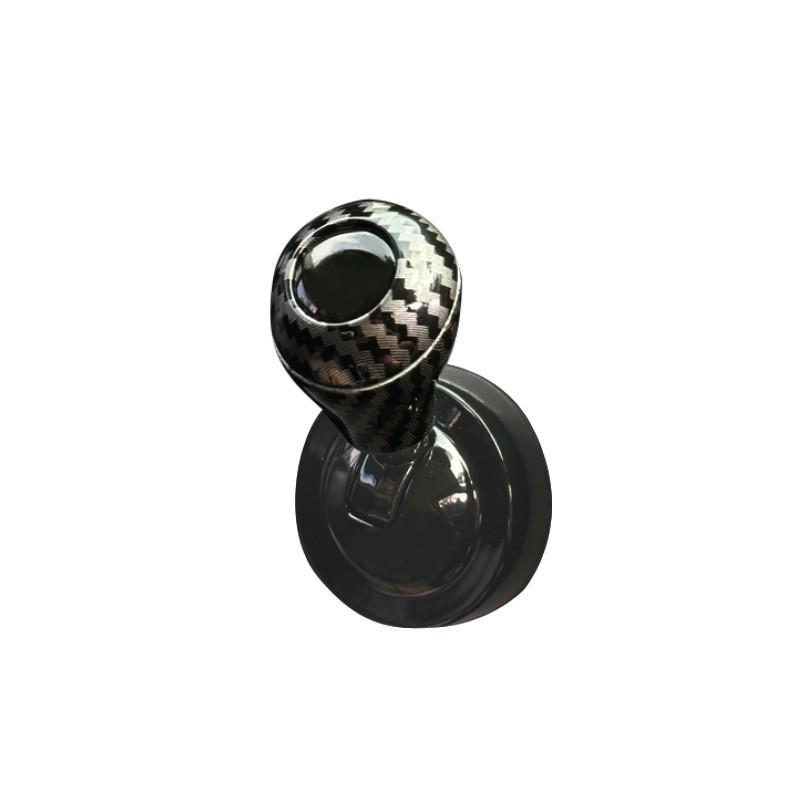 Carbon Fiber Knob Start Button Cover Premium Metal Construction
