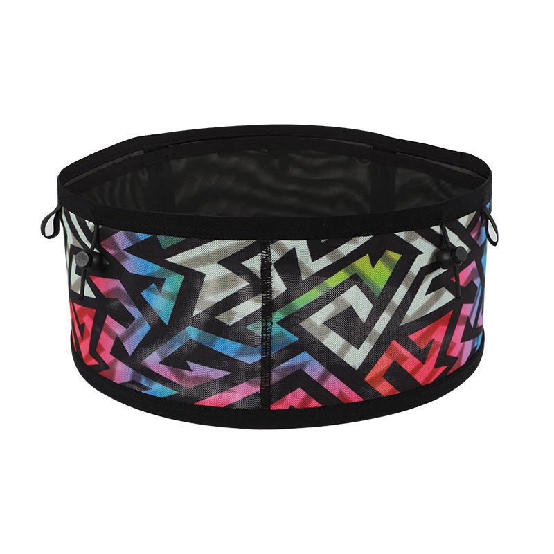 Breathable Marathon Waist Bag with Water Bottle Holder for Running & Cycling