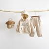 Completo 2 Pezzi Stampato da Bambino Top a Maniche Corte con Bottoni Pantaloni a Gamba Larga Set Completo Pigiama Tuta Casual da Casa
