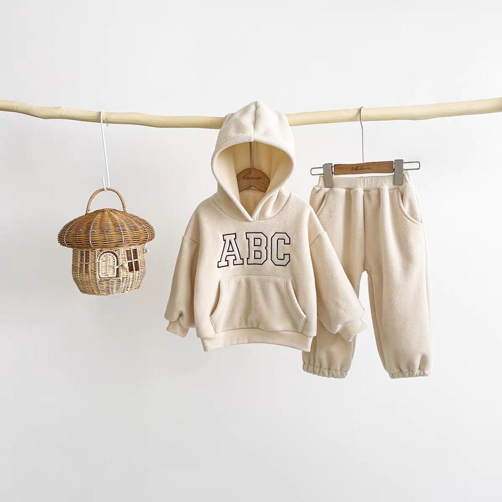 Completo 2 Pezzi Stampato da Bambino Top a Maniche Corte con Bottoni Pantaloni a Gamba Larga Set Completo Pigiama Tuta Casual da Casa