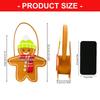 Festival Double Sided Gingerbreads Handheld Bag Durable Cloth Materials Spacious Holiday Gift Storage For Home Office Christmas Decoration