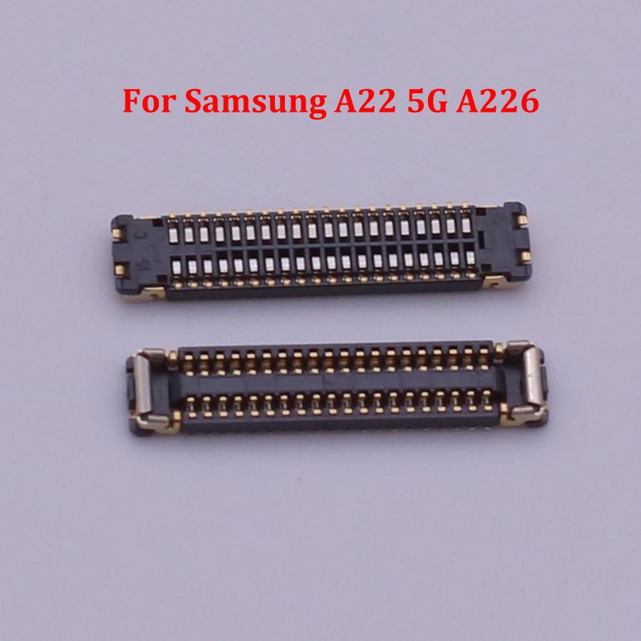 10PCS 78Pin 40Pin For Samsung A32 A22 A12 A72 A02 A03 A33 A53 A23 A13 A73 A52 Plug USB Charging Port On Board FPC Connector