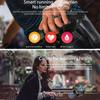 R12 Smart Ring with Color Display Screen and Touch, Charging Box,Health Manager, 5 ATM Waterproof Smartring For Men Women