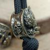 Dragon Brass Knife Bead EDC DIY Paracord Pendant Jewelry Accessories Umbrella Rope Keychain Lanyard Hangings