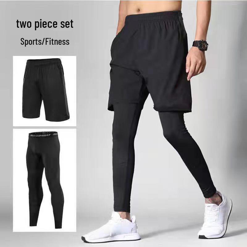 Men's Quick-Dry Sleeveless Compression Tank for Fitness and Basketball