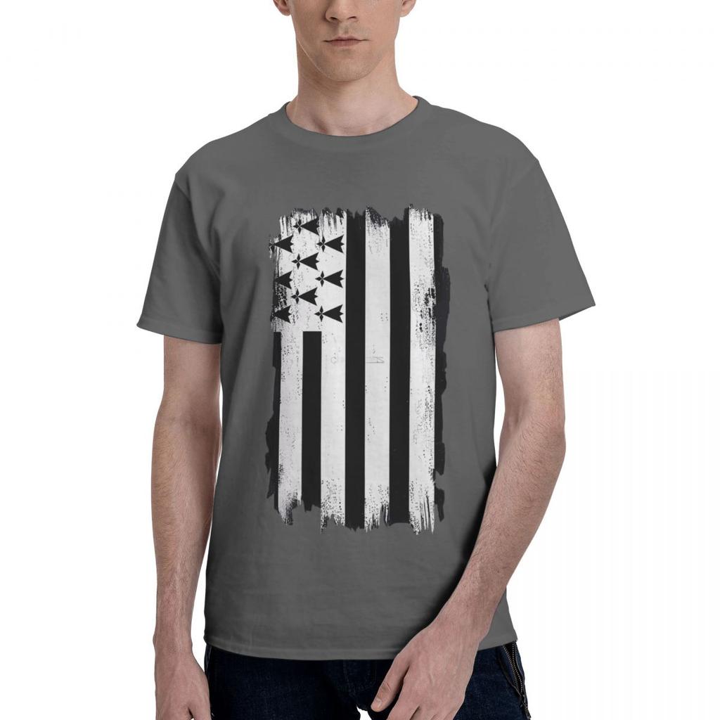 BRITTANY GRUNGE FLAG 100 Cotton Casual Breathable Confortable Cute Mens Clothing Deals Man Clothes