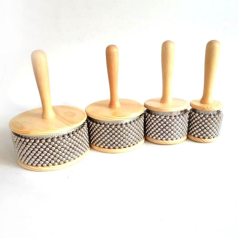 Instrument shaker de mână ușor de cântat 6,5/8,5/11,5/13,5cm Instrument de percuție Cabasa de înaltă calitate