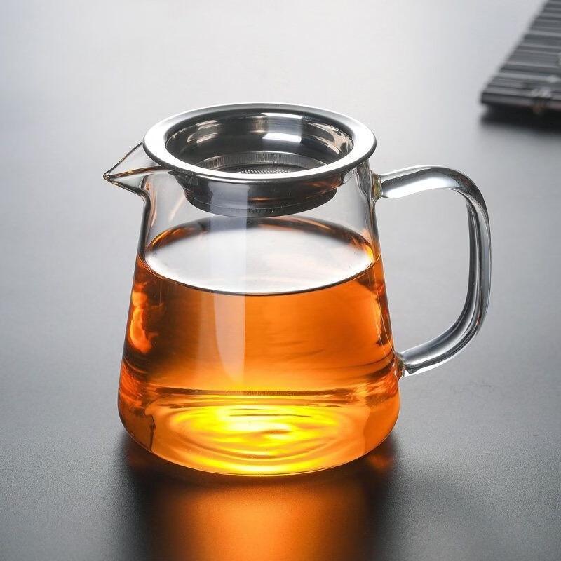 ZISIZ Heat-Resistant Glass Side-Handle Gongdao Cup