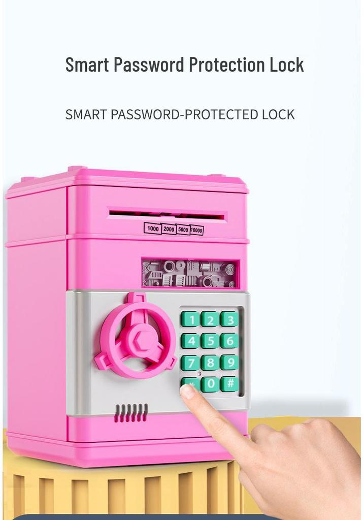 Automatic Password-Protecting Children's ATM Piggy Bank Toy