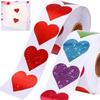 500pcs 1inch Valentine's Day Love Sticker Card Envelope Sealing Sticker 25mm Love Shape Labels for Gift Small Business