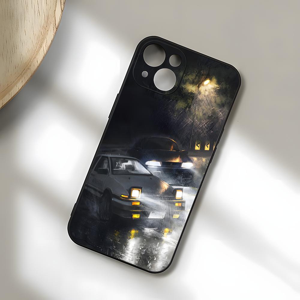 Anime I-Initial D AE86 Phone Case For IPhone 17 Pro Max 15 Pro 16 14 Plus 12 13 Mini 11 Pro Shockproof Soft Cover