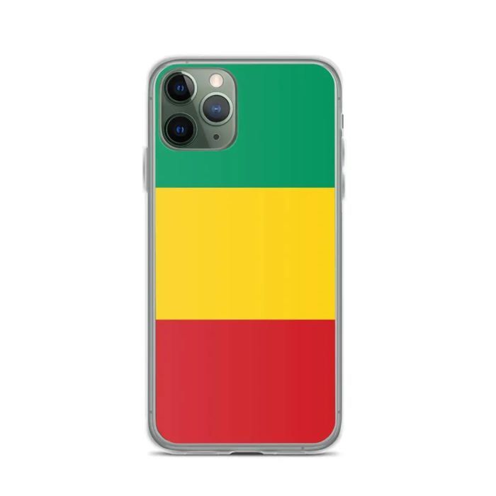 Coque iPhone - Drapeau Guinée - iPhone 11 Pro - Souple - Multicolore - Design Unique