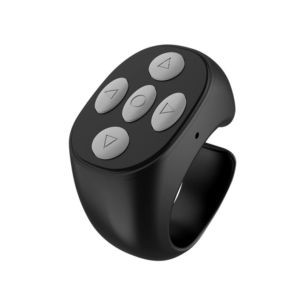 For TikTok Ring Bluetooth Remote Control Fingertip Selfie Video Controller Automatic Page Turner Browsing Controller