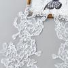 White Mesh Yarn Hollow Embroidery Car Bone Flower Clothing Shirt Dress Patch Flower Decoration Cloth Sticker Accessories