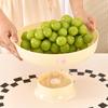 Fruit Basket Drainage Bowl Large Fruit Plate Vegetable Strainer Plate for Kitchen Counter Restaurant Veggies Fruits Parties