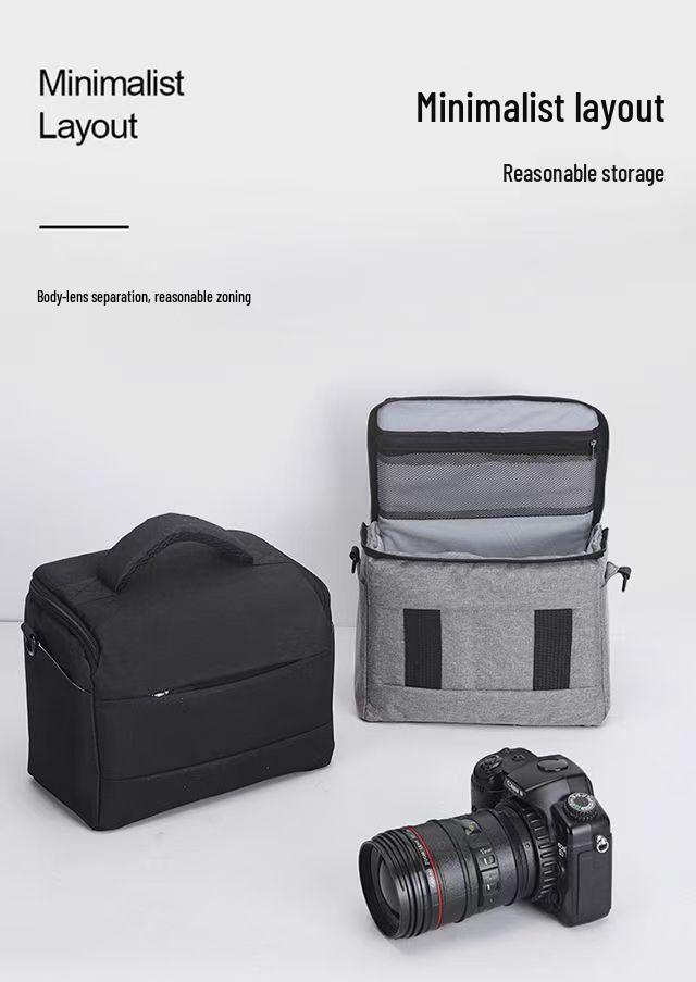 Professional Single Shoulder DSLR Camera Bag for Canon, Nikon, Sony, and Fuji Mirrorless Cameras