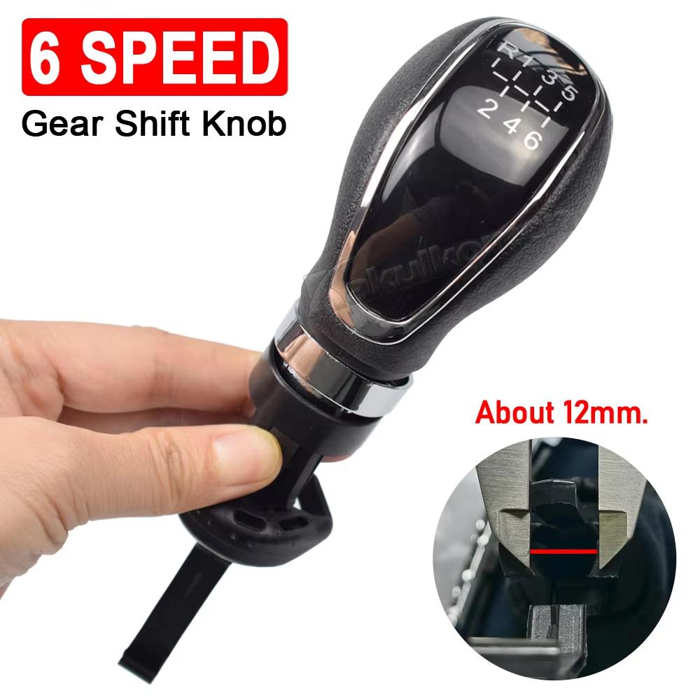 Manual 5 6 Speed Gear Stick Shift Knob Lever Head Handball with Leather Boot For Buick Excelle GT/XT 2009-2014 For OPEL ASTRA