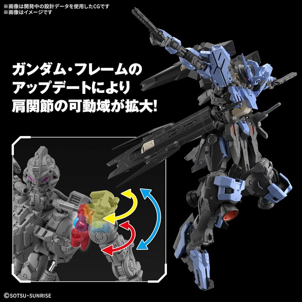 Bandai Spirits MG Gundam Vidar 1/100 Scale Pre-Colored Plastic Model Kit