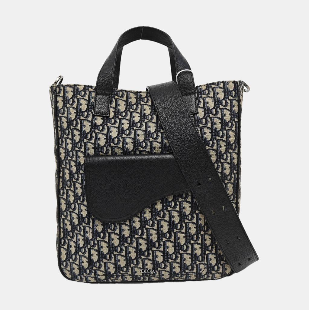 [Pre-Owned] Saddle Bag With Embroidered Monogram - Very Good #G62736