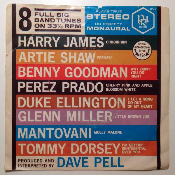 

7inch Record DAVE PELL - Plays Big Band Sounds SPL1 P.R.I. Records US Jazz Used