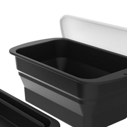 Swagell 2-Piece Ice Block Mold, Extra Large, for Ice Baths, Cold Plunge Tub Chillers, Collapsible and Stackable Silicone Ice Trays, Durable, Easy to I