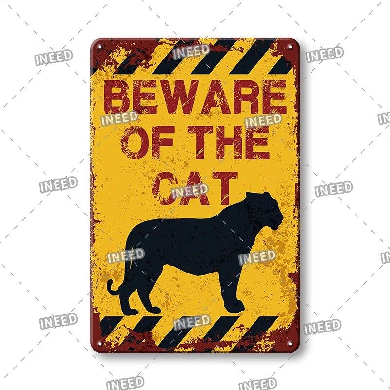 

Винтажная металлическая табличка, остерегайтесь животных, металлическая жестяная вывеска, предупреждение о животных, винтажная жестяная вывеска, металлическая пластина для стены, паб, бар, клуб, Настенный декор 7.8x11.8cm