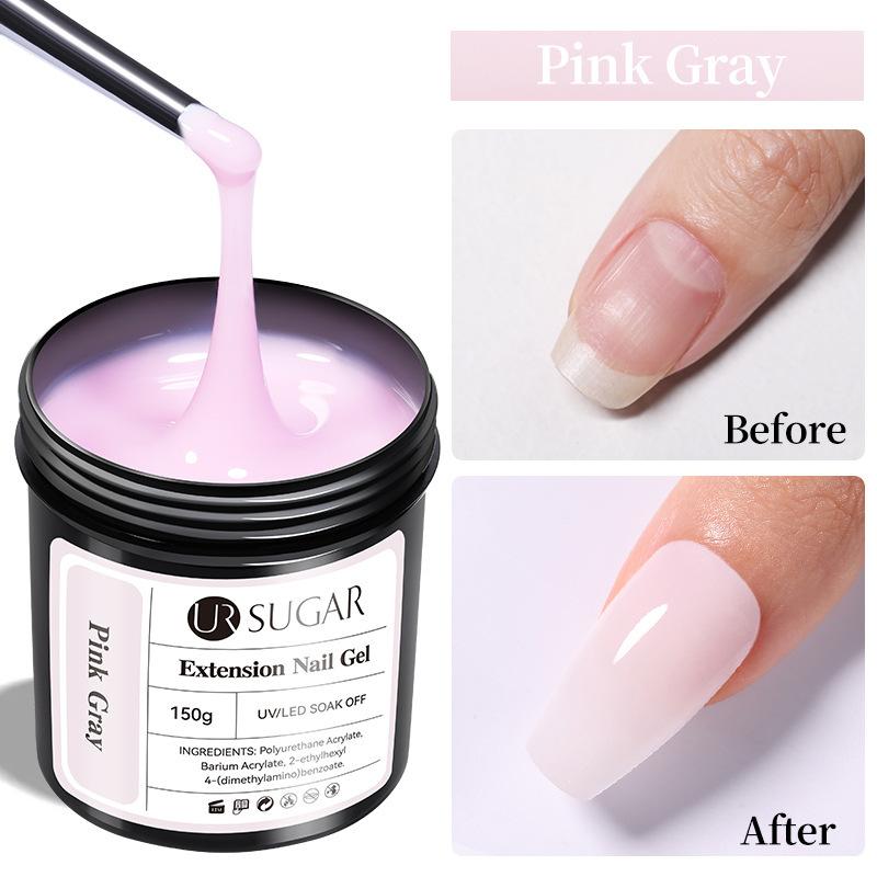 UR SUGAR Quick Nail Extension Gel 150g Großes Nachfüllflüssigkeit für Nagelkunst – Stark Langlebig Einfach anzuwenden