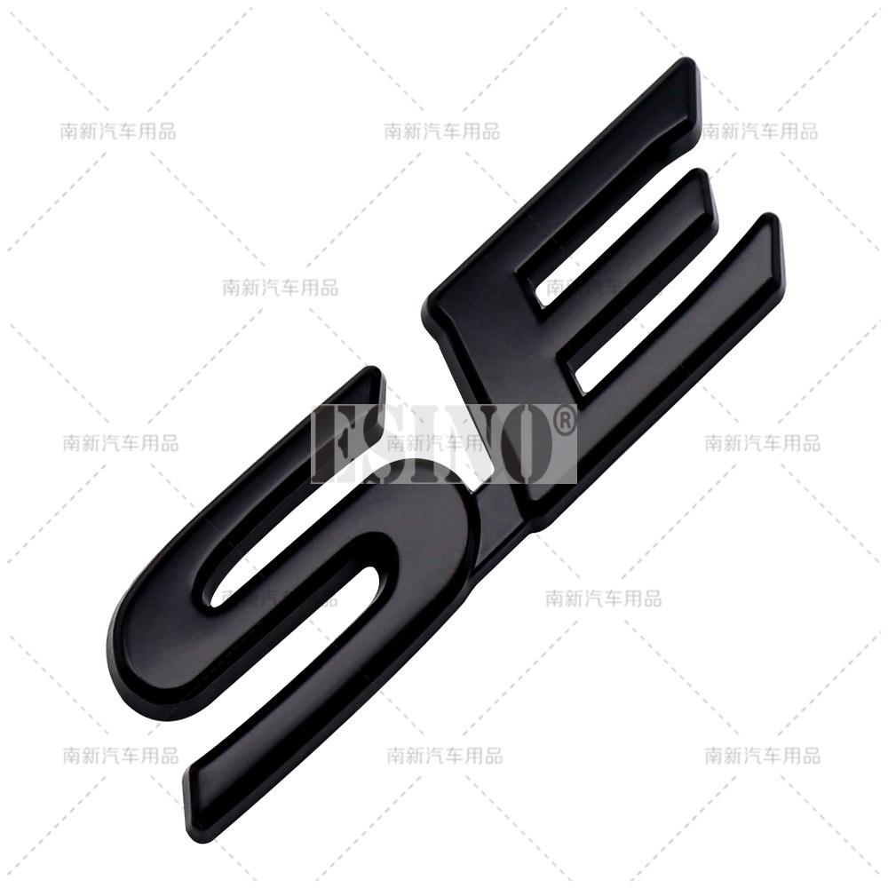 Car Styling 3D SE Car Metal Alloy RearTrunk Fender Adhesive Badge Body Tailgate Displaceme Emblem For Toyota Sienna