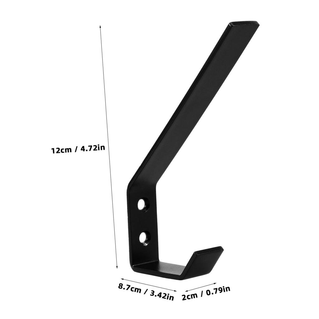LOORGVEL Hat Storage Rack Holder Stand Stand Hanging Hook Mount Wall Mount Stand Wall Mounted Rack Stainless Steel Black