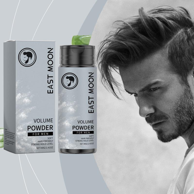 40g Herren- und Damen-Haaraufbauspuder Haarfreies Stylingpuder Ohne Waschen Natürlicher Styling-Shot, Aufbauspuder Ölkontroll-Stylingpuder