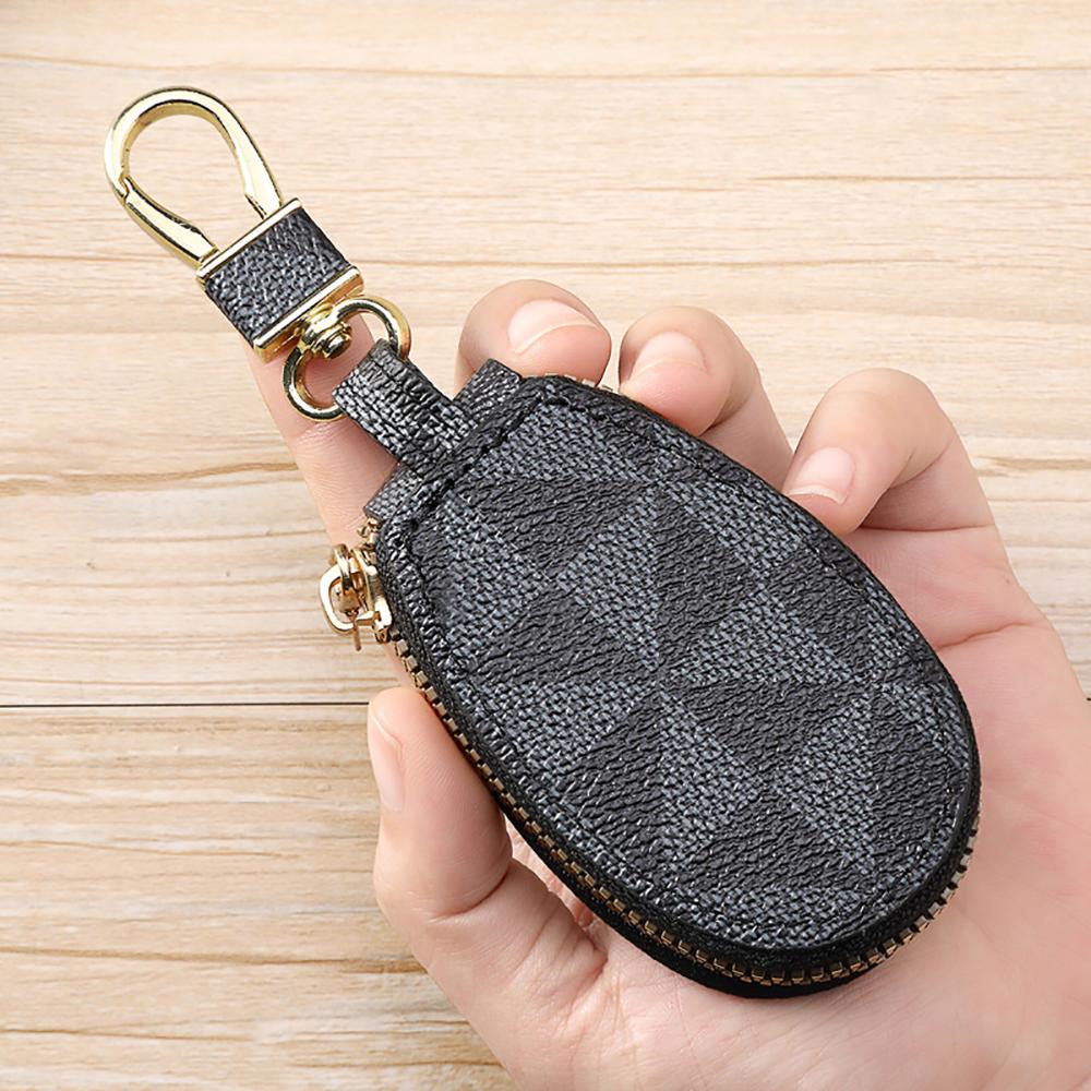 Key Bag, Men's and Women's Multifunctional New Mini Women's Bag, Large Capacity Men's Home Zipper, Car Keychain.zwq