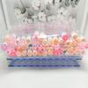 Disposable Flower Series Eyelash Brush with Transparent Test Tube Packaging