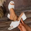 Women Sandals Luxury Summer Outdoor Slippers Casual  Big Size Women Shoes Open Toe Soft High Heels Sandals Zapatos De Mujer