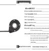 1:1 Integrated Booster Electric Bike Speed Sensor with Single/Double Hall, Left-Side Bottom Bracket Install