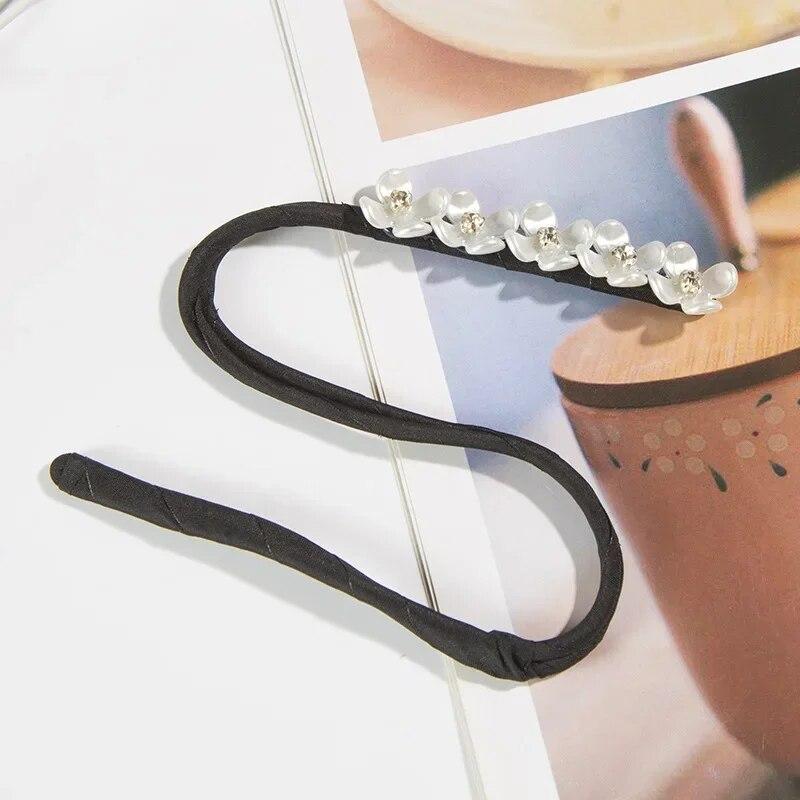 Shell Flower Hair Styling Tool Ball Head Flower Bud Head Bun Maker Bow Pearl Hair Pin Lazy Hair Dish Artifact Braids Maintenanc