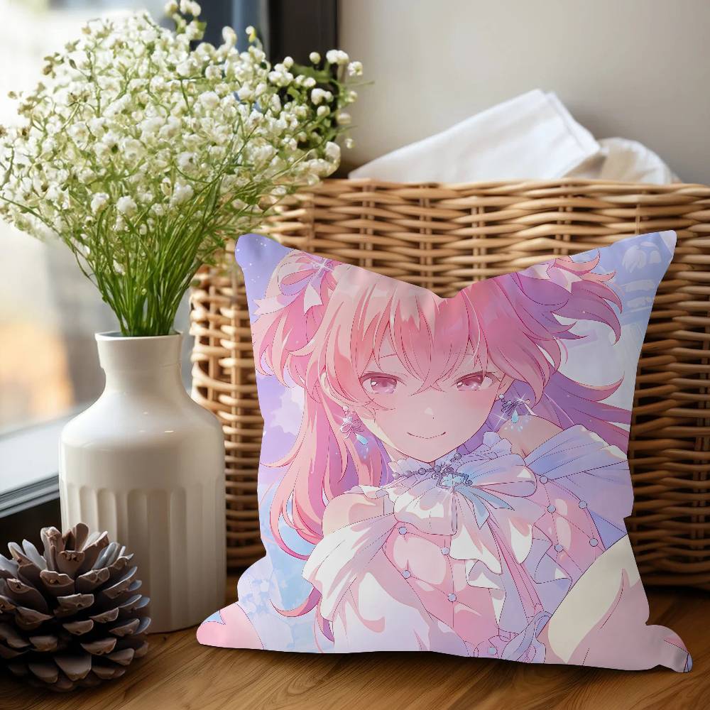 Anime Airi Momoi Pillow Cushion Cover Pillowcase Living Room Sofa Home Decor Customized