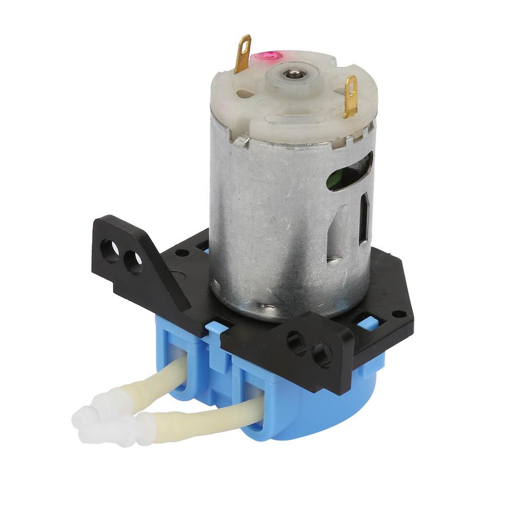 DC24V Micro Water Liquid Peristaltic Pump For Aquarium Lab Analytical 2*4mm(Blue)