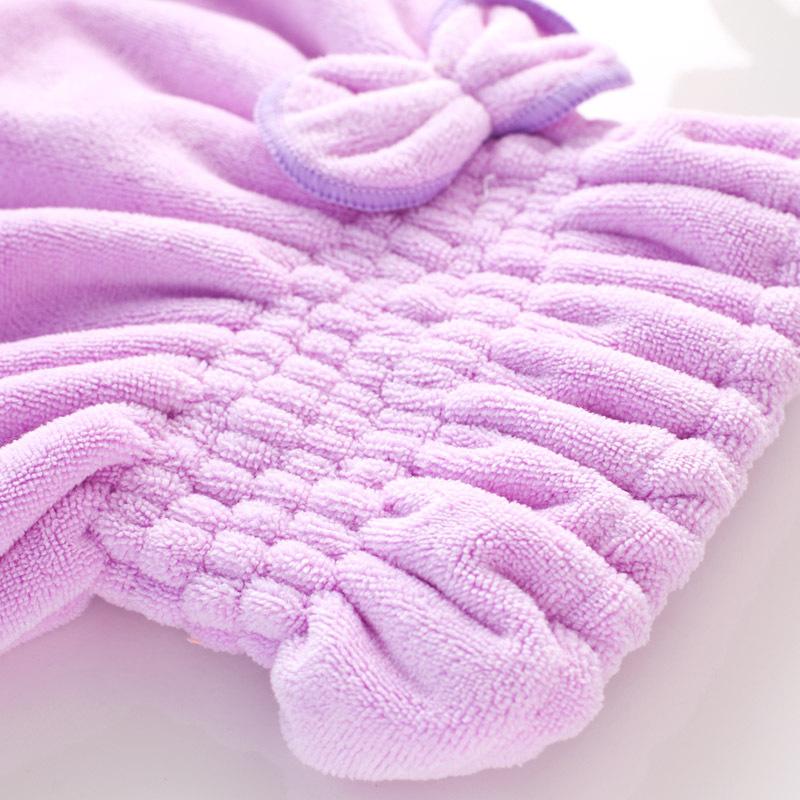 

Супервпитывающее полотенце из микрофибры для женщин, шапочка для волос, салонное полотенце, быстросохнущее, 33x18см 33x18cm