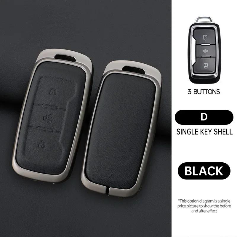 

alloy Shell Fob Holder For Chery Jetour X70 X70M X70S X90 X95 Plus 2020 2021 2022 Car Remote Key Case Cover Keychain Accessories