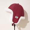 Thickened Ear Protective Hat Windproof Women Hat Retro Winter Pilot Hat  Ladies