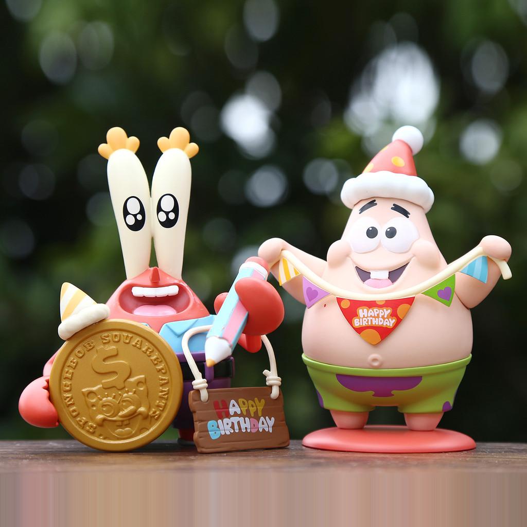 Spongebob Squarepants Pvc Creative Figurine For Birthday Party Decor And Collectors