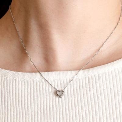 Noonoo Fingers Roulette Heart Necklace